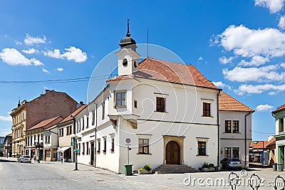 Alfons Mucha museum, Ivancice town, Vysocina district, Czech republic, Europe Stock Photo